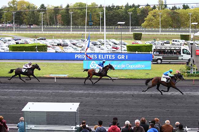 Photo d'arrivée de la course pmu PRIX DES ELITES à PARIS-VINCENNES le Dimanche 29 septembre 2019