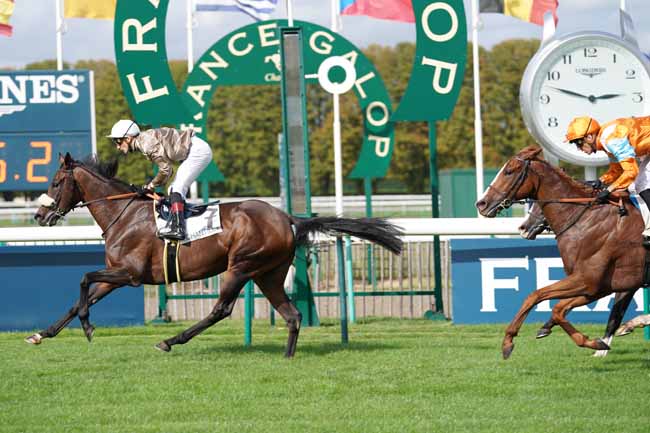Photo d'arrivée de la course pmu PRIX PICARDIE VALOIS à CHANTILLY le Lundi 30 septembre 2019