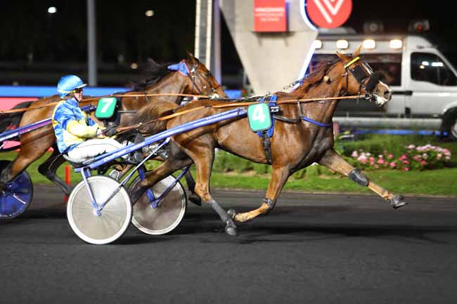 Photo d'arrivée de la course pmu PRIX ANDROMEDA à PARIS-VINCENNES le Vendredi 4 octobre 2019