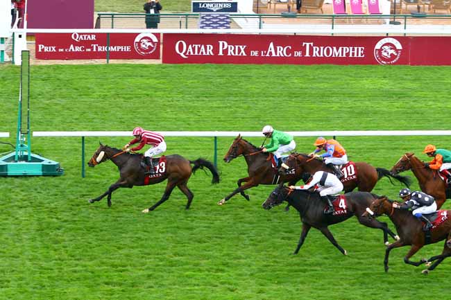 Photo d'arrivée de la course pmu QATAR GRAND HANDICAP DES JUMENTS à LONGCHAMP le Samedi 5 octobre 2019