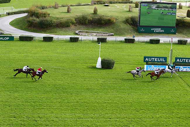 Photo d'arrivée de la course pmu PRIX NOIRO à AUTEUIL le Dimanche 13 octobre 2019