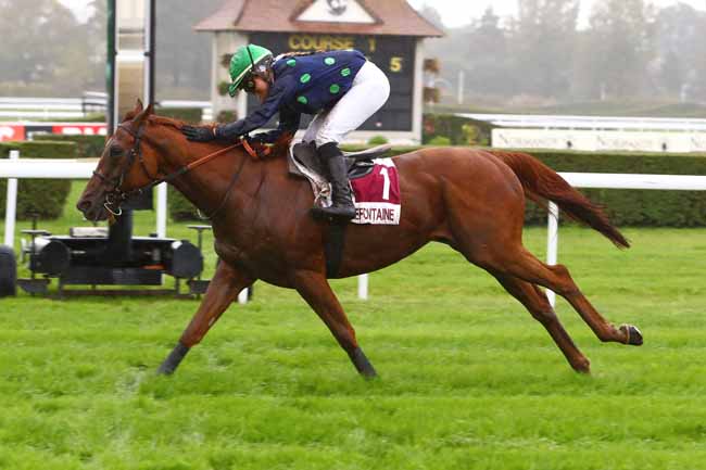 Photo d'arrivée de la course pmu PRIX DES IMPATIENCES à CLAIREFONTAINE le Lundi 21 octobre 2019