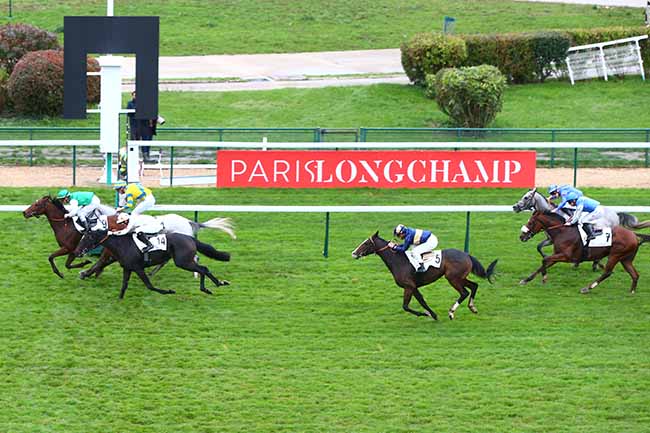 Photo d'arrivée de la course pmu PRIX MAJOR FRIDOLIN à LONGCHAMP le Dimanche 27 octobre 2019