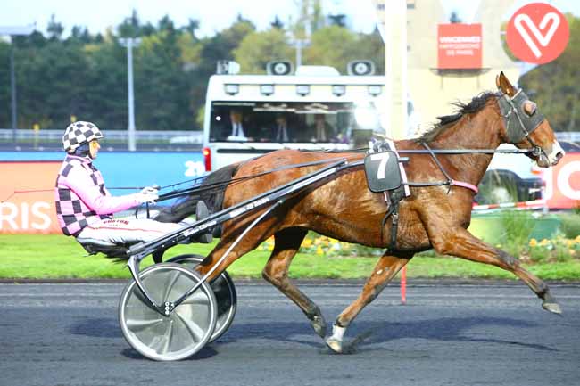 Photo d'arrivée de la course pmu PRIX FELICITAS à PARIS-VINCENNES le Mardi 29 octobre 2019