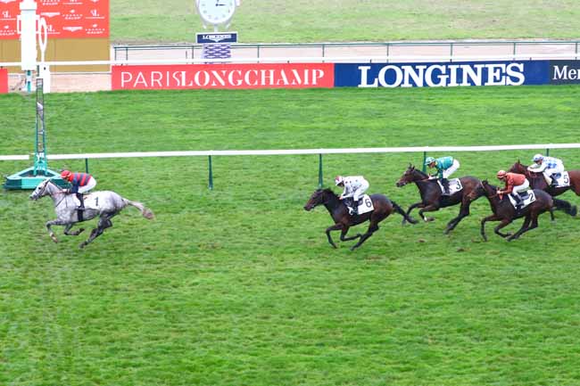 Photo d'arrivée de la course pmu PRIX DU PARC DES PRINCES à LONGCHAMP le Jeudi 31 octobre 2019