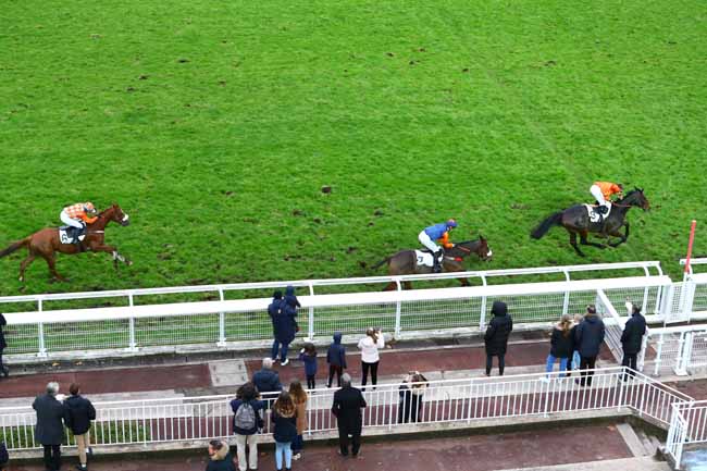 Photo d'arrivée de la course pmu PRIX GERARD PHILIPPEAU à AUTEUIL le Samedi 16 novembre 2019