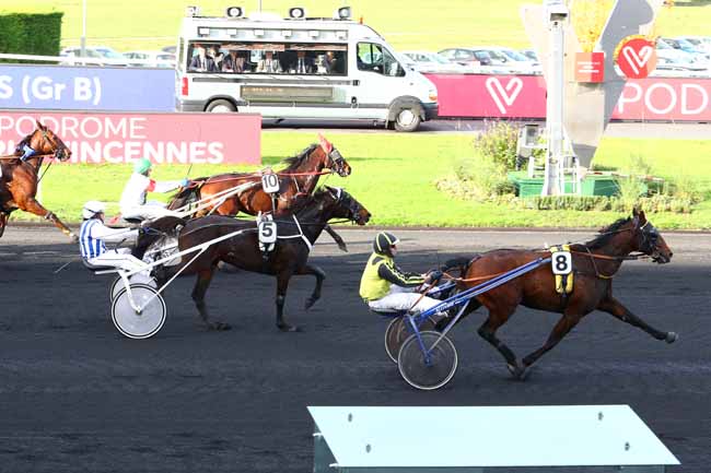 Photo d'arrivée de la course pmu COUPE DES AMATEURS (GR B) à PARIS-VINCENNES le Dimanche 17 novembre 2019