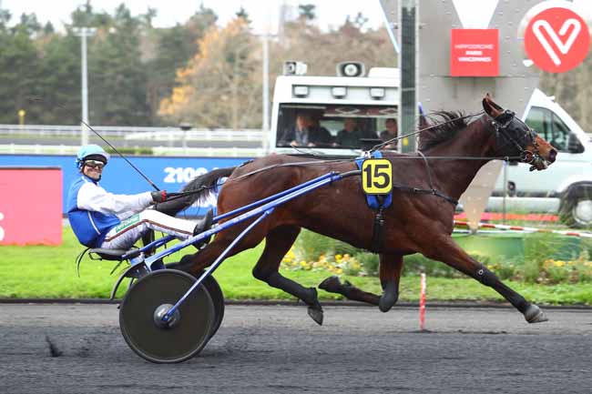 Photo d'arrivée de la course pmu PRIX DE PLOUESCAT à PARIS-VINCENNES le Jeudi 28 novembre 2019