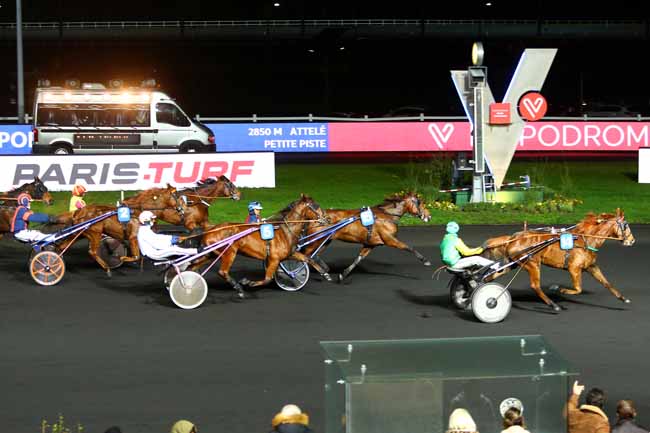 Photo d'arrivée de la course pmu PRIX DE SAULT à PARIS-VINCENNES le Dimanche 1 décembre 2019