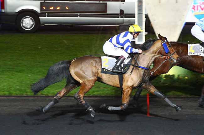Photo d'arrivée de la course pmu PRIX DE POISSY à PARIS-VINCENNES le Dimanche 15 décembre 2019