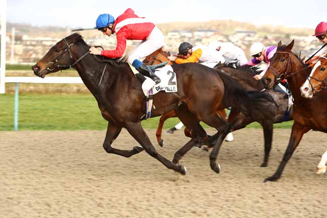 Photo d'arrivée de la course pmu PRIX MISS SATAMIXA à DEAUVILLE le Dimanche 22 décembre 2019