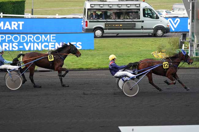 Photo d'arrivée de la course pmu PRIX DE CLAMART à PARIS-VINCENNES le Jeudi 26 décembre 2019