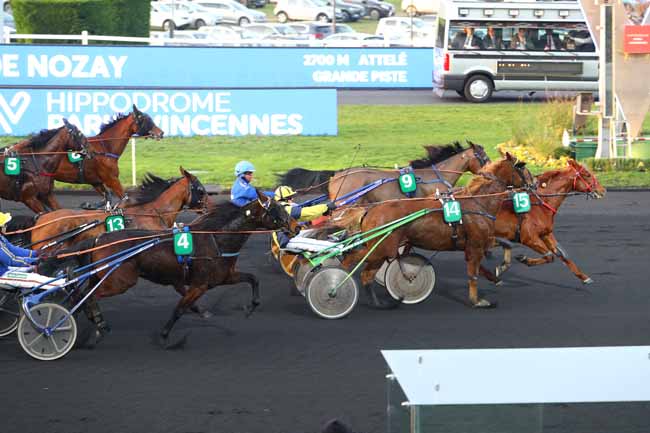 Photo d'arrivée de la course pmu PRIX DE NOZAY à PARIS-VINCENNES le Dimanche 29 décembre 2019