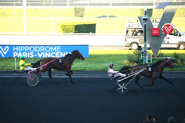 Photo d'arrivée de la course pmu PRIX DE PITHIVIERS à PARIS-VINCENNES le Mardi 31 décembre 2019