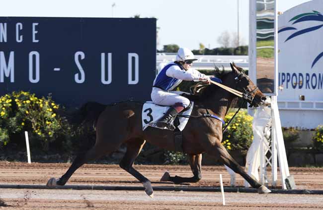 Photo d'arrivée de la course pmu PRIX HULK DE GODISSON à CAGNES-SUR-MER le Jeudi 9 janvier 2020