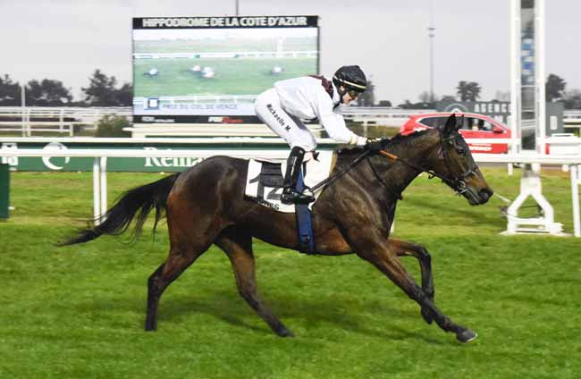 Photo d'arrivée de la course pmu PRIX DU COL DE VENCE à CAGNES-SUR-MER le Vendredi 17 janvier 2020