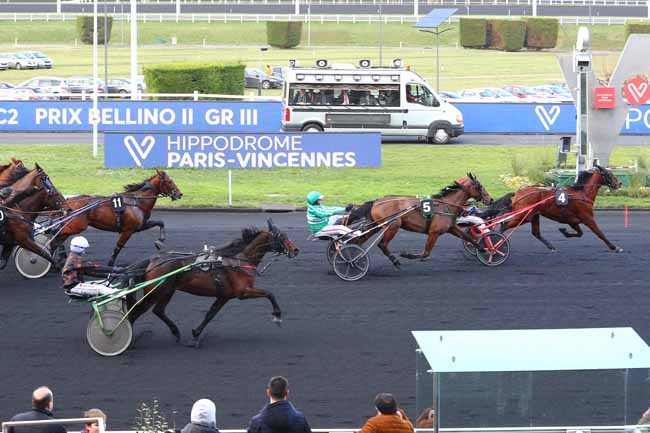 Photo d'arrivée de la course pmu PRIX BELLINO II à PARIS-VINCENNES le Dimanche 19 janvier 2020