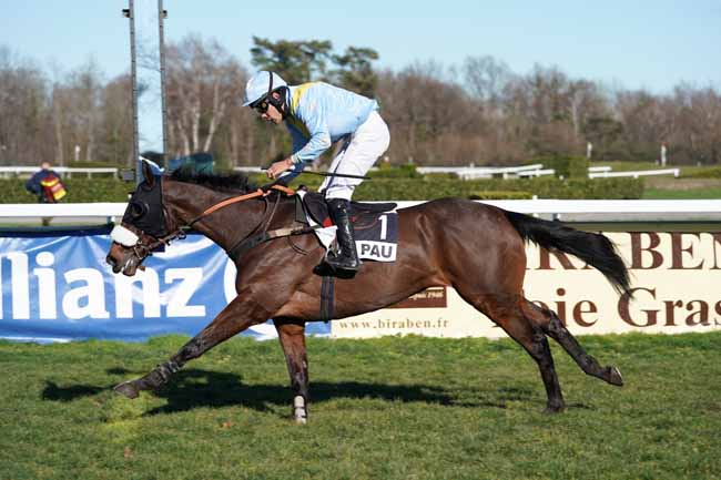 Photo d'arrivée de la course pmu PRIX ANNIE HUTTON à PAU le Vendredi 31 janvier 2020