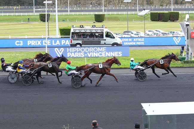 Photo d'arrivée de la course pmu PRIX DE ROUEN à PARIS-VINCENNES le Dimanche 2 février 2020