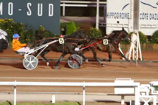 Photo d'arrivée de la course pmu PRIX HENRI CALLIER à CAGNES-SUR-MER le Mardi 4 février 2020