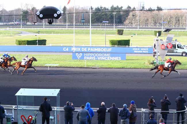 Photo d'arrivée de la course pmu PRIX DE PAIMBOEUF à PARIS-VINCENNES le Mercredi 5 février 2020