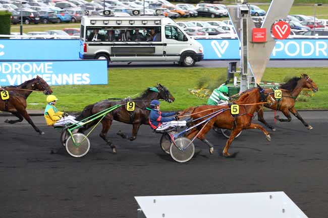 Photo d'arrivée de la course pmu PRIX DE GAILLAC à PARIS-VINCENNES le Dimanche 9 février 2020