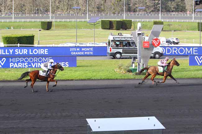 Photo d'arrivée de la course pmu PRIX DE POUILLY-SUR-LOIRE à PARIS-VINCENNES le Vendredi 21 février 2020