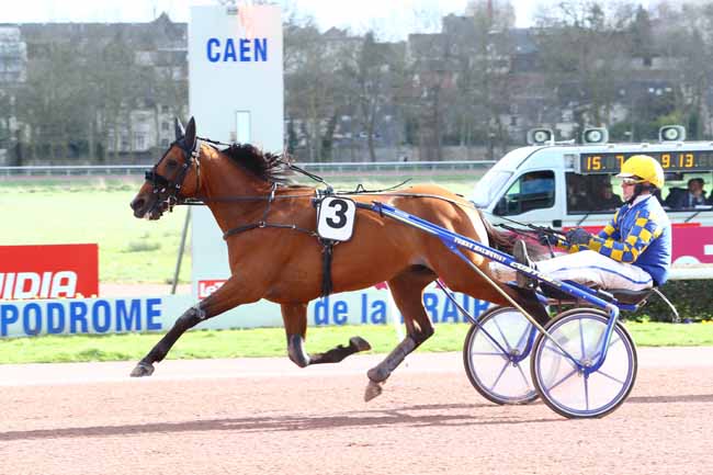 Photo d'arrivée de la course pmu PRIX DE CUSSY à CAEN le Lundi 2 mars 2020