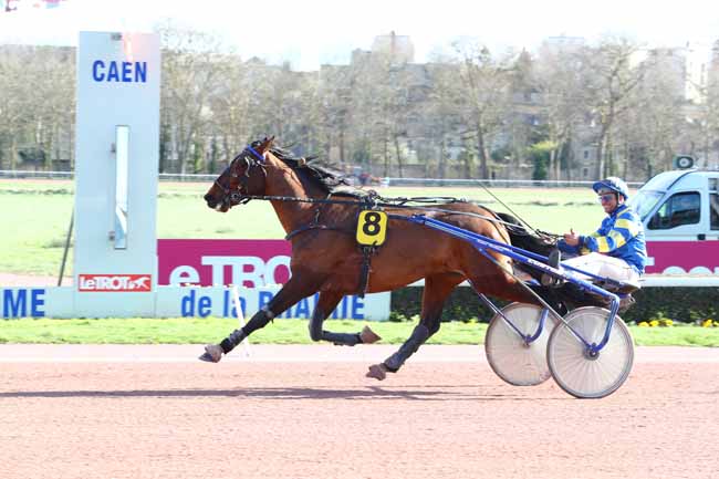 Photo d'arrivée de la course pmu PRIX DE BOULLEVILLE à CAEN le Lundi 2 mars 2020