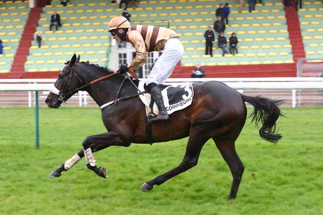Photo d'arrivée de la course pmu PRIX D'ESSAI DES POULAINS à COMPIEGNE le Lundi 2 mars 2020