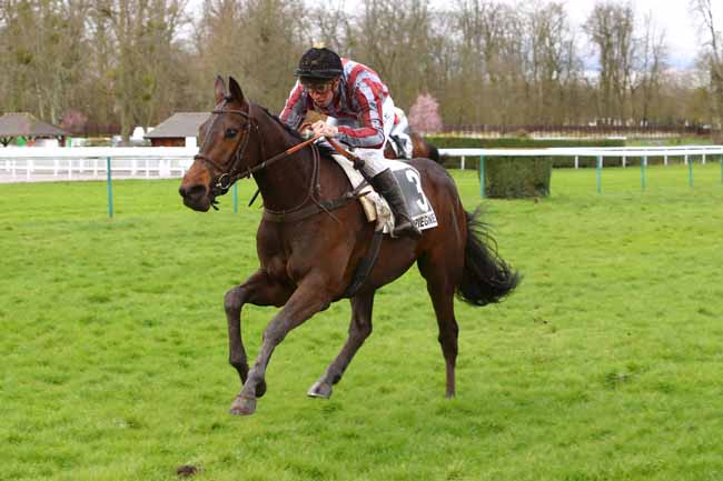 Photo d'arrivée de la course pmu PRIX D'ESSAI DES POULAINS à COMPIEGNE le Lundi 2 mars 2020