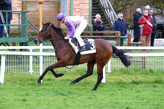 Photo d'arrivée de la course pmu PRIX GEORGES DERCOURT à FONTAINEBLEAU le Jeudi 5 mars 2020