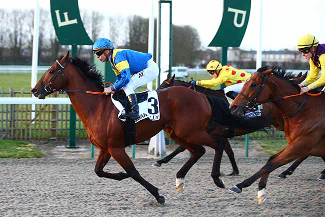 Photo d'arrivée de la course pmu PRIX DE MAREIL-EN-FRANCE à CHANTILLY le Vendredi 13 mars 2020