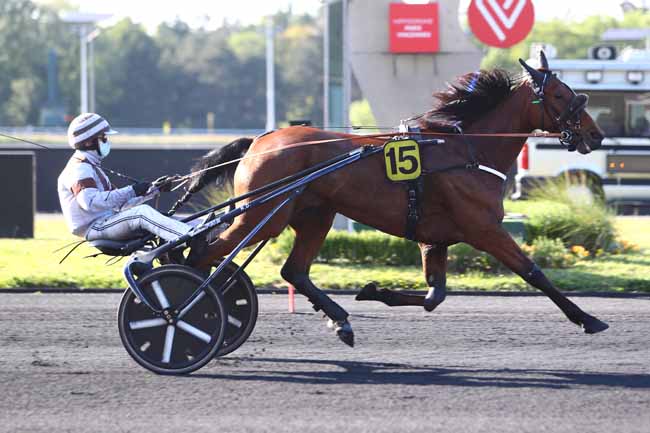Photo d'arrivée de la course pmu PRIX POLLUX à PARIS-VINCENNES le Vendredi 15 mai 2020