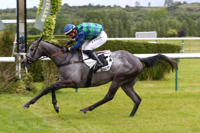 Photo d'arrivée de la course pmu PRIX NIVOLET à DIEPPE le Vendredi 22 mai 2020