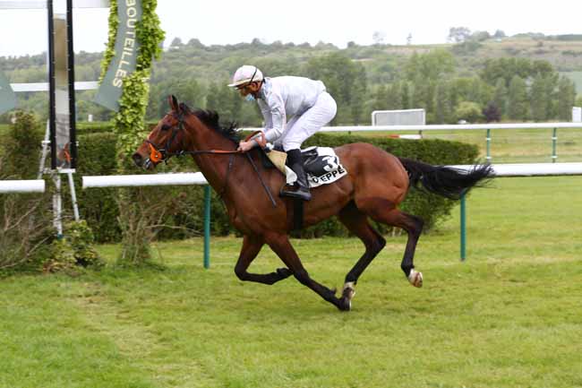 Photo d'arrivée de la course pmu PRIX MELINOIR à DIEPPE le Vendredi 22 mai 2020