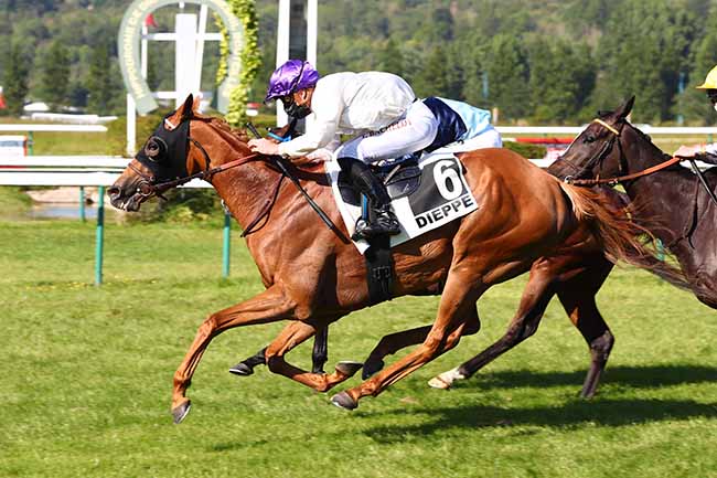 Photo d'arrivée de la course pmu PRIX DE SAINT-GERMAIN DE LA GRANGE à DIEPPE le Samedi 30 mai 2020