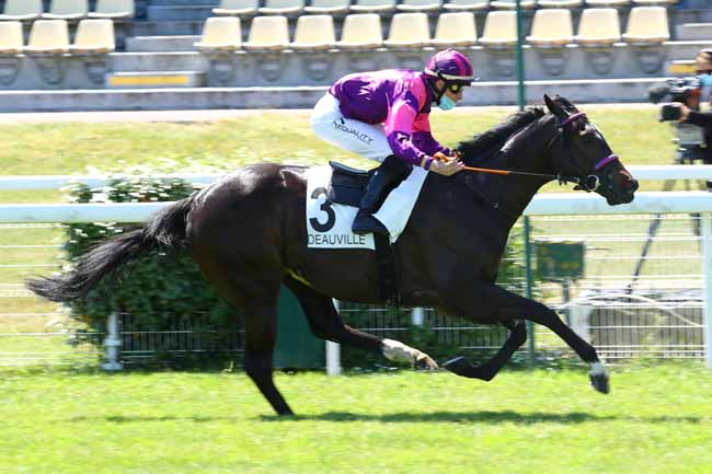 Photo d'arrivée de la course pmu PRIX DE LA SAVONNERIE à DEAUVILLE le Lundi 1 juin 2020