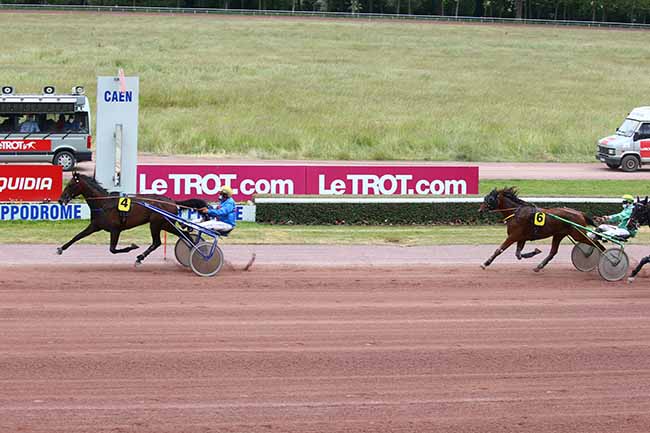 Photo d'arrivée de la course pmu PRIX DE SAUSSAY à CAEN le Lundi 8 juin 2020