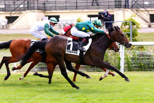 Photo d'arrivée de la course pmu PRIX DES HIRONDELLES à DIEPPE le Vendredi 12 juin 2020