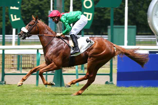 Photo d'arrivée de la course pmu PRIX DE CHAMPERRET à CHANTILLY le Dimanche 14 juin 2020