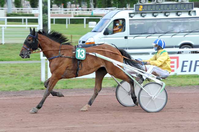 Photo d'arrivée de la course pmu PRIX ROQUEPINE (GR B) à VICHY le Lundi 15 juin 2020