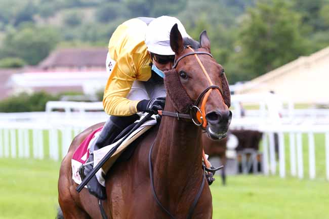 Photo d'arrivée de la course pmu PRIX BELLE ISLE à CLAIREFONTAINE le Lundi 15 juin 2020