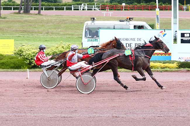 Photo d'arrivée de la course pmu PRIX ATLANTIQUE BOISSONS BARRE à MAURE DE BRETAGNE le Mercredi 17 juin 2020
