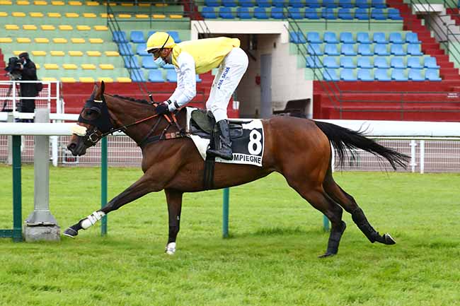 Photo d'arrivée de la course pmu PRIX DU JURANCON à COMPIEGNE le Jeudi 18 juin 2020