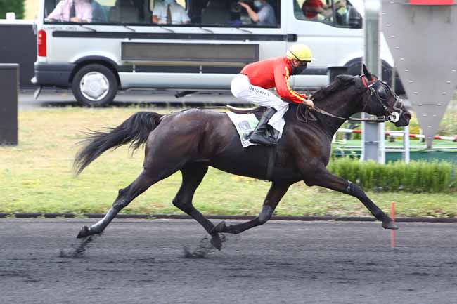 Photo d'arrivée de la course pmu PRIX PAUL DELANOE à PARIS-VINCENNES le Vendredi 26 juin 2020
