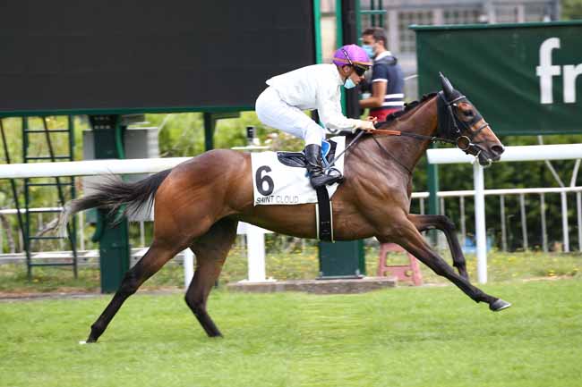 Photo d'arrivée de la course pmu PRIX DE MORAINVILLIERS à SAINT-CLOUD le Dimanche 28 juin 2020