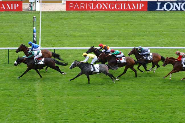 Photo d'arrivée de la course pmu PRIX DU VILLAGE à LONGCHAMP le Jeudi 2 juillet 2020
