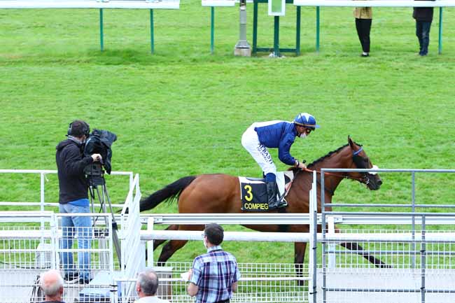Photo d'arrivée de la course pmu PRIX DE VIEUX MOULIN à COMPIEGNE le Jeudi 16 juillet 2020
