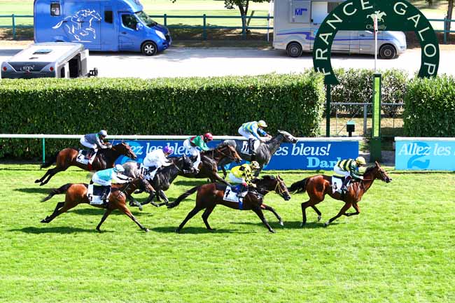 Photo d'arrivée de la course pmu PRIX DU SAGITTAIRE à CHANTILLY le Vendredi 17 juillet 2020